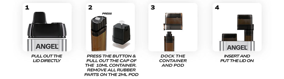 Angel 20000 Pre-filled Pods Replacement Instructions