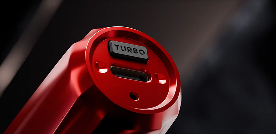 Banner showing the Avomi Cliq 6000 Prefilled Vape Kit's Turbo Button