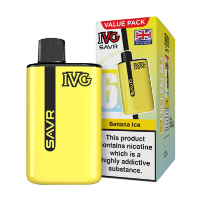 Banana Ice IVG Savr Prefilled Pod Kit and Box