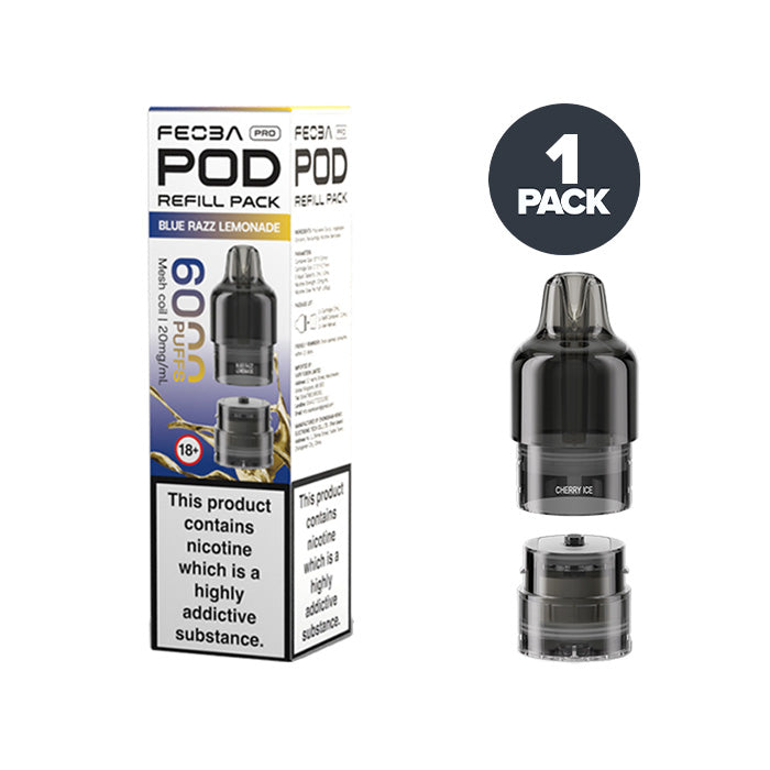 Blue Razz Lemonade Feoba Pro 6000 Prefilled Pods