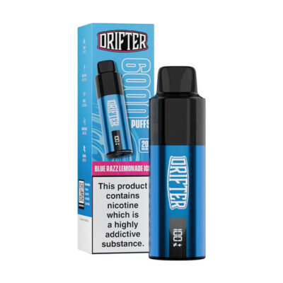 Blue Razz Lemonade Ice Drifter 6K Pre-filled Pod Kit and Box
