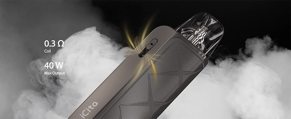 Banner showing the Eleaf iCita Pod Kit's Airflow Switch