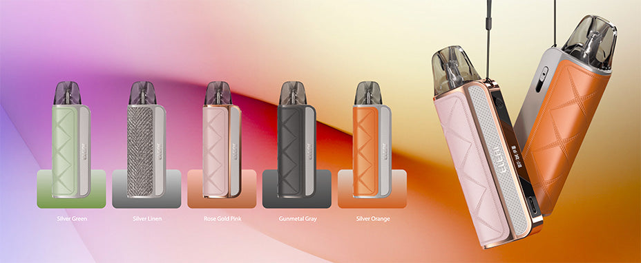 Banner showing the Eleaf iCita Pod Kit's Colours