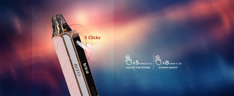 Banner showing the Eleaf iCita Pod Kit's Touch Sensor