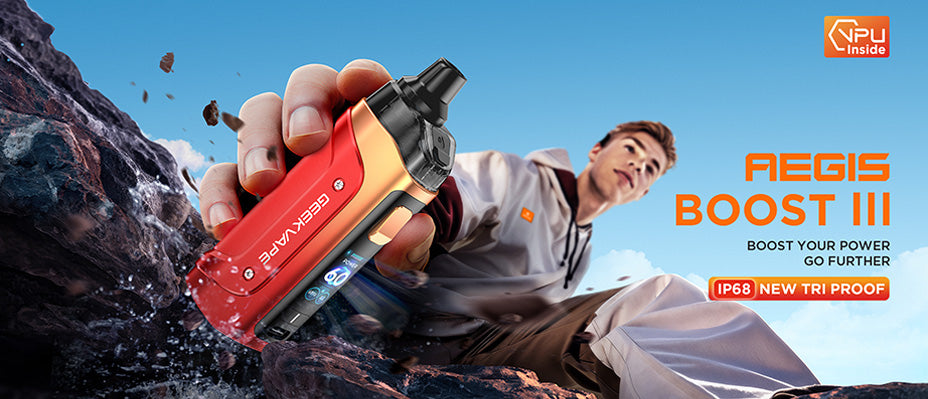 Banner showing the Geekvape Aegis Boost 3 Pod Kit