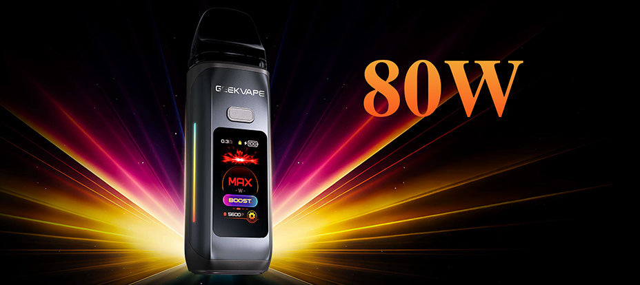 Banner showing the Geekvape Digi Max Vape Kit's Max Wattage