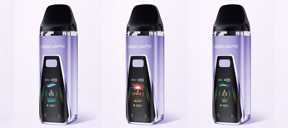 Banner showing the Geekvape Digi Pro Pod Vape Kit's Vaping Modes