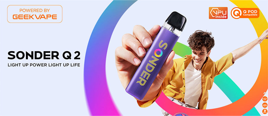 Banner showing the Geekvape Sonder Q2 Pod Kit