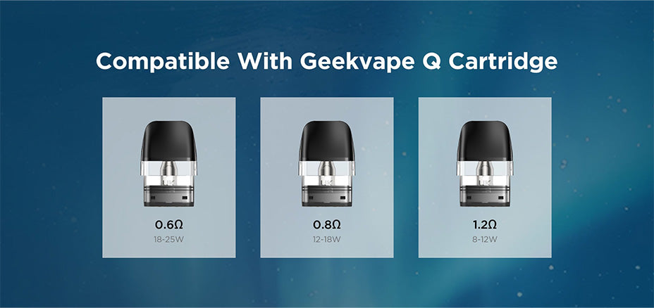 Uses Geekvape Q Series Pods
