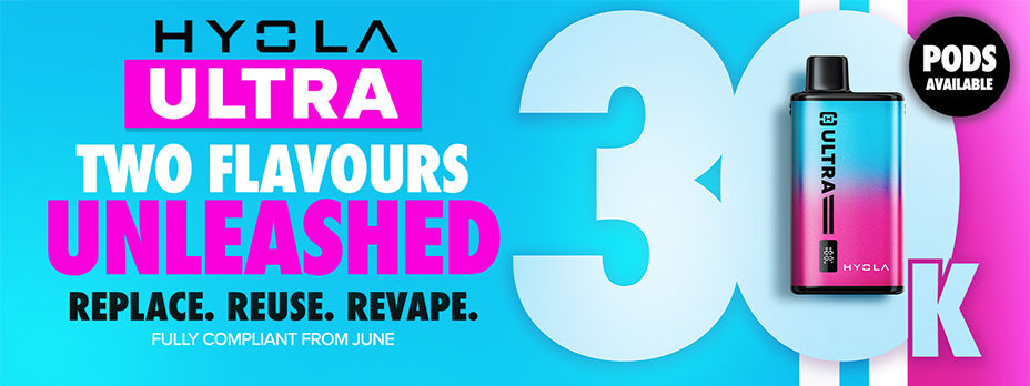 Banner showing the Hyola Ultra 30K Vape Kit