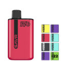 IVG Savr Prefilled Pod Kit with eight squares showcasing eight out of thirty available flavours