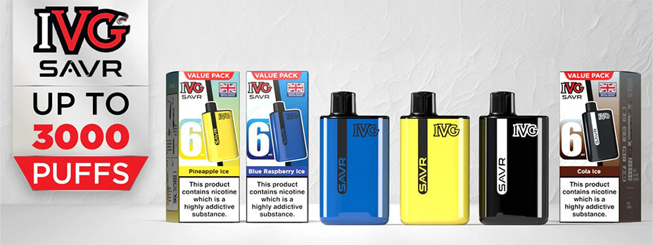 Banner showing the IVG Savr Prefilled Pod Kit