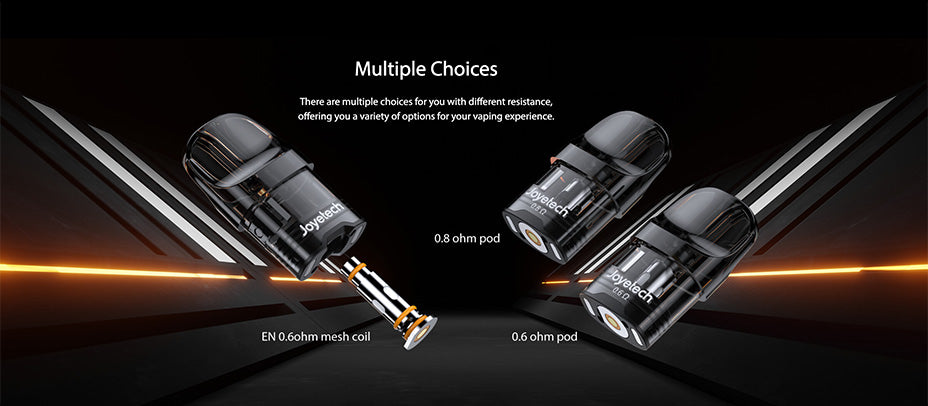 Built-in Coil Pods and Replacement Coils