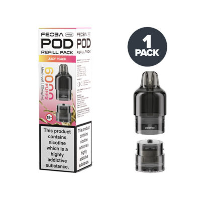 Juicy Peach Feoba Pro 6000 Prefilled Pods