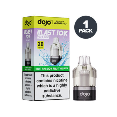 Kiwi Passion Fruit Guava Vaporesso Dojo 10k Prefilled Pods