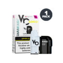 Lemon Lime Vapes Bars Diamond 6000 Prefilled Pod and Box