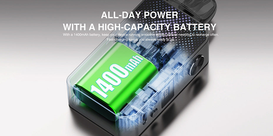 Banner showing the Lost Vape Centaurus E40 Max Kit's Battery