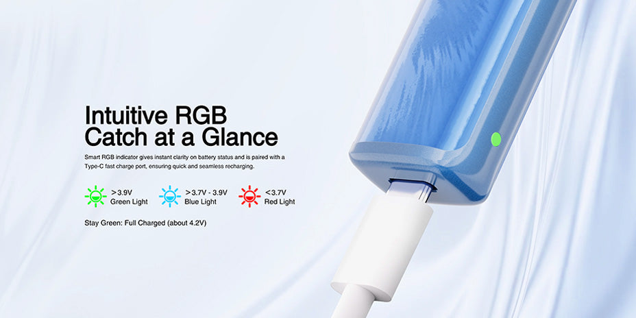 Banner showing the Lost Vape Ursa Nano 3 Pod Kit's LED Battery Light Indicator