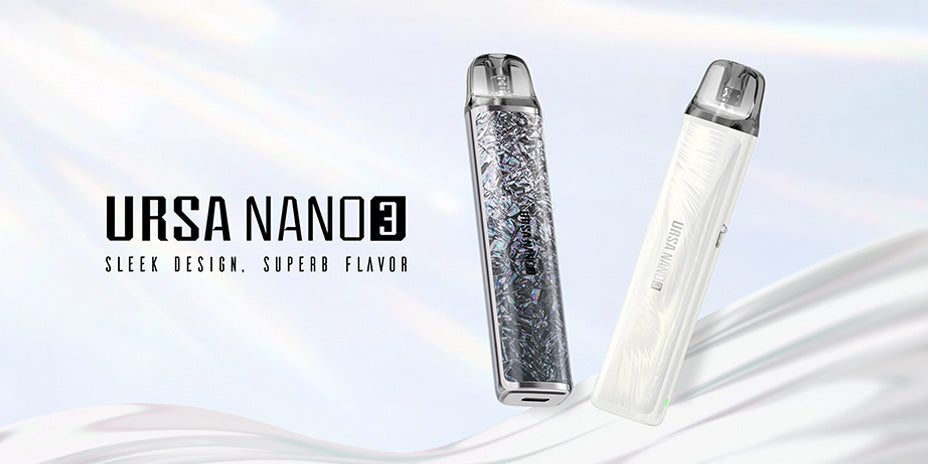 Banner showing the Lost Vape Ursa Nano 3 Pod Kit