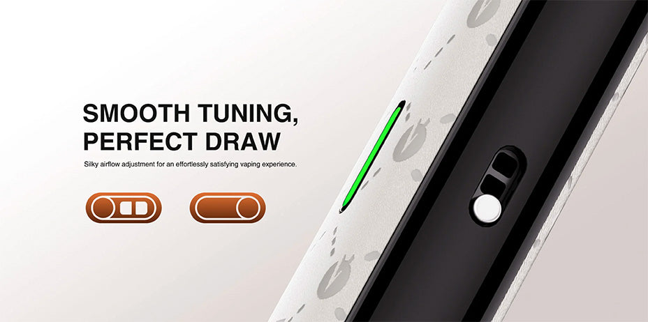 Banner showing the Lost Vape Ursa Nano S2 Pod Kit's Adjustable Airflow