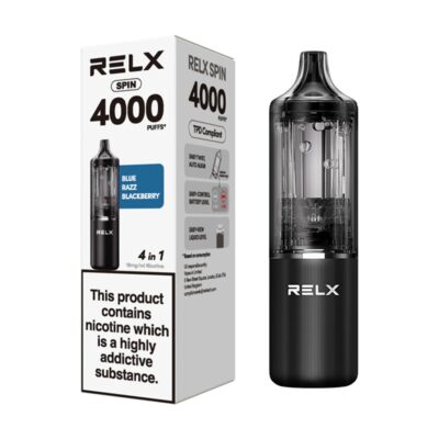RELX Spin Starter Vape Kit Blue Razz Blackberry