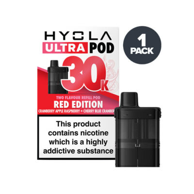 Red Edition Hyola Ultra 30K Prefilled Pod and Box