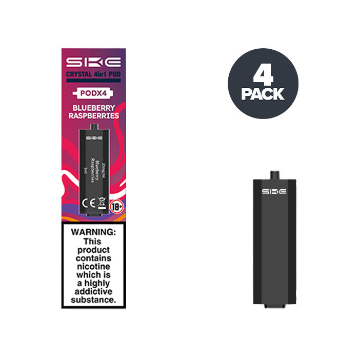 SKE Crystal 4in1 Pods Blueberry Raspberries
