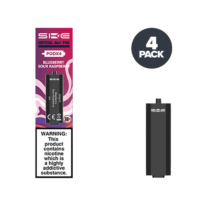SKE Crystal 4in1 Pods Blueberry Sour Raspberry