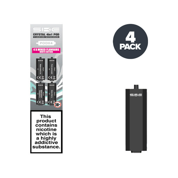SKE Crystal 4in1 Pods White Edition