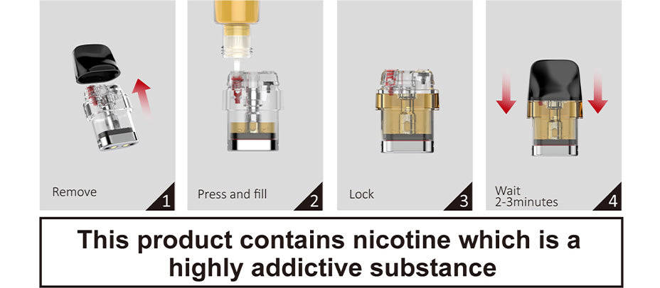 Banner showing filling instructions