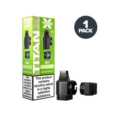 Sour Apple Titan X Prefilled Pods
