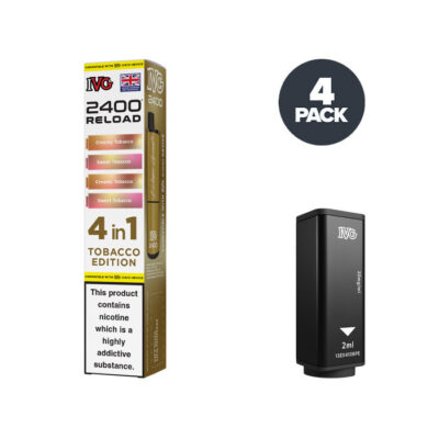Tobacco Edition IVG 2400 Reload Prefilled Pod and Box