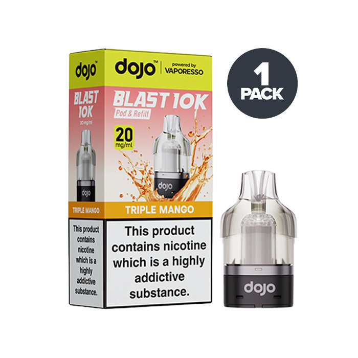 Triple Mango Vaporesso Dojo 10k Prefilled Pods