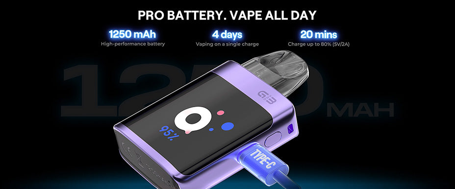 Banner showing the Uwell Caliburn G3 Pro Koko's Battery