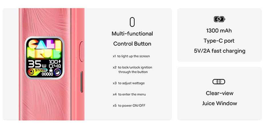 Banner showing the Uwell Caliburn G4 Pod Vape Kit's Battery