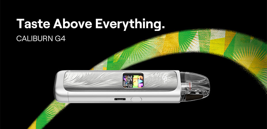 Banner showing the Uwell Caliburn G4 Pod Vape Kit