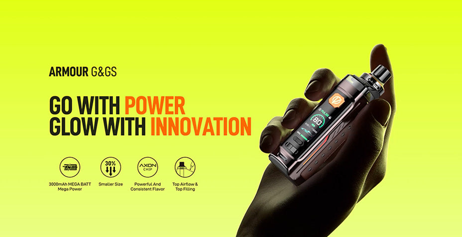 Banner showing the Vaporesso Armour G Pod Kit