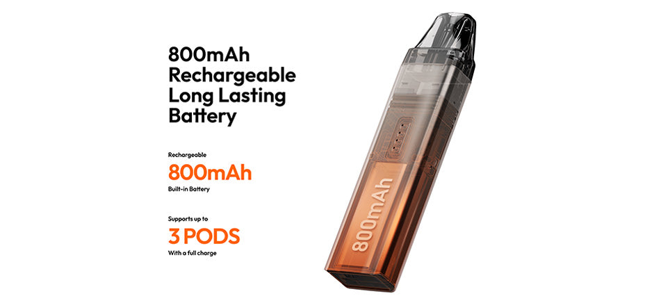 Banner showing the Vaporesso Deliciu Mate Starter Vape Kit's Battery