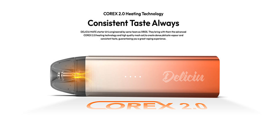 Banner showing the Vaporesso Deliciu Mate Starter Vape Kit's Coil
