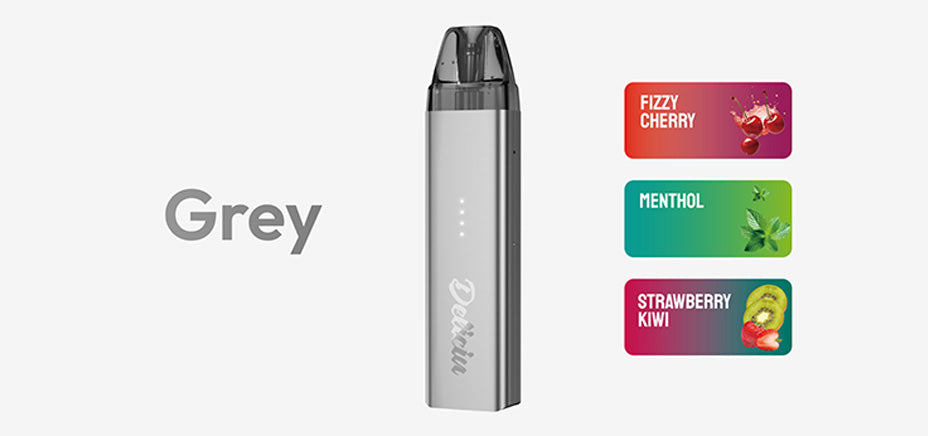 Banner showing the Vaporesso Deliciu Mate Starter Vape Kit in Grey