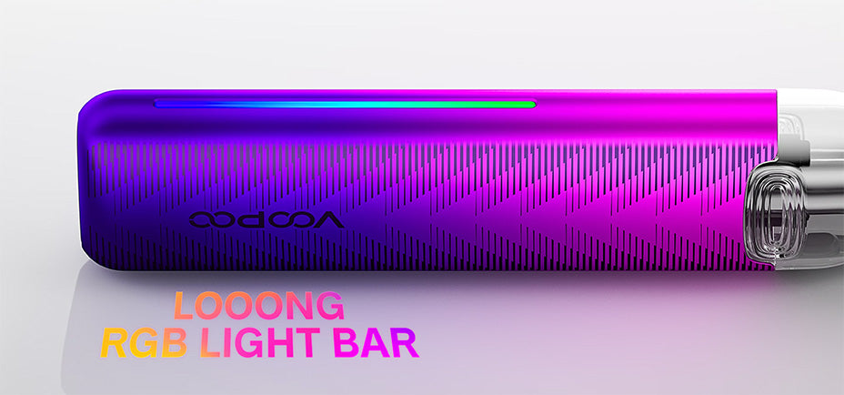 Banner showing the LED light bar on the VooPoo Vmate i2 Pod Kit
