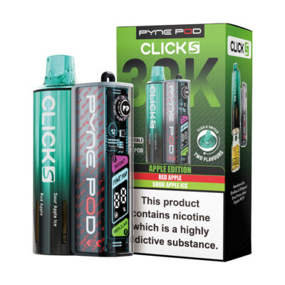 Apple Edition Pyne Pod Click S 30K Pod Kit and Box