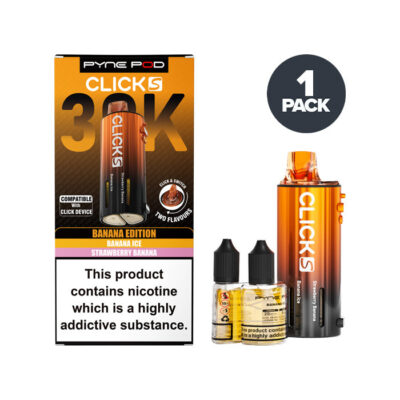 Banana Edition Pyne Pod Click S 30K Refill Pack with Box
