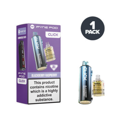 Blackberry Raspberry Pyne Pod Click Refill and Box
