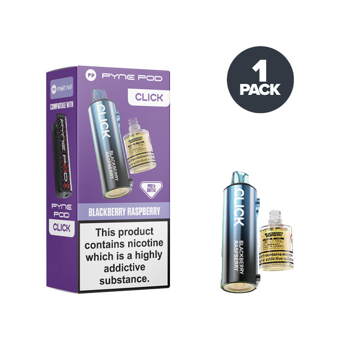 Blackberry Raspberry Pyne Pod Click Refill and Box