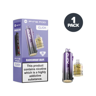 Blackcurrant Grape Pyne Pod Click Refill and Box
