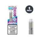 Blue Razz Gummy Bear Hyola Pro Max 8000 Prefilled Pod and box.