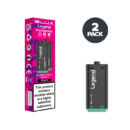 Blueberry Cherry Cranberry Elux Legend 1500 2 in 1 Prefilled Pod and Box