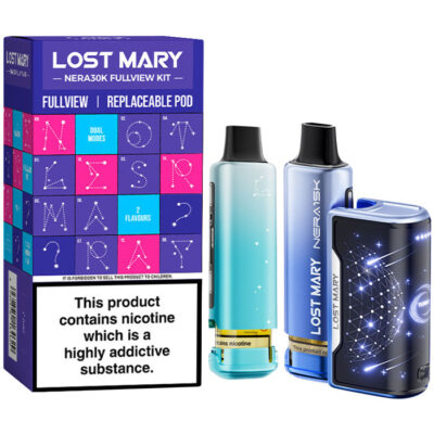 Lost Mary Nera 30K Stargazer Edition Blueberry Edition Kit and Box