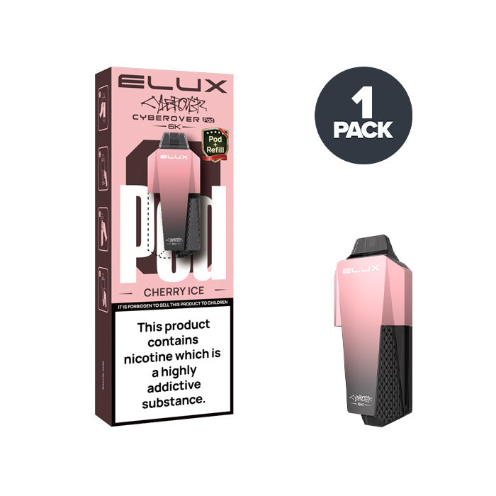 Cherry Ice Elux Cyberover 6K Prefilled Pods